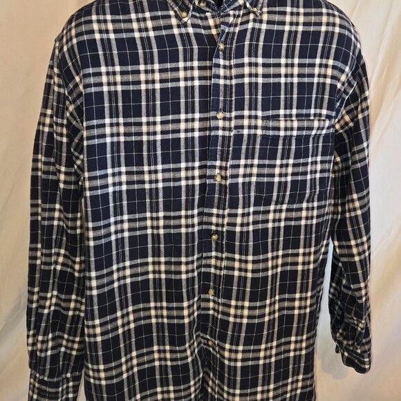 Wrangler Other - Timber Creek by WranglerPlaid Flannel Shirt Mens Blue & Gray Size XL Long Sleeve